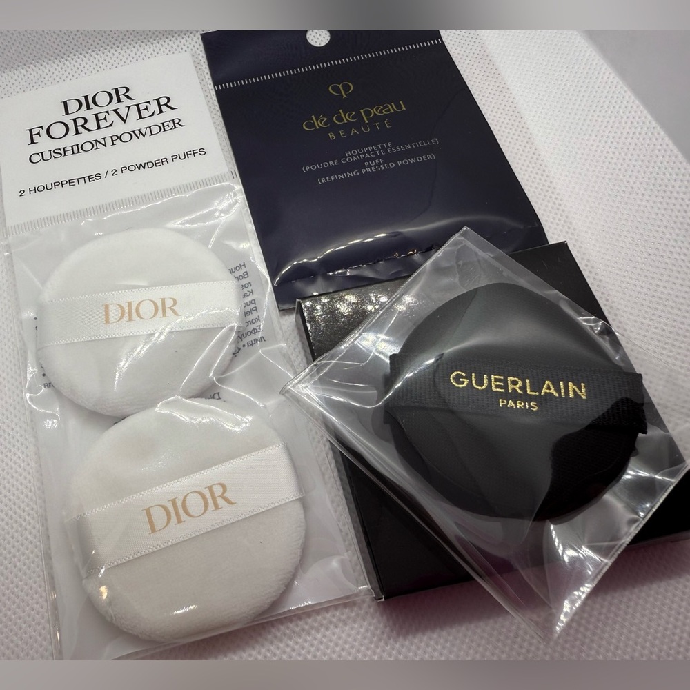Dior, Guerlain and Cle de Peau Puff